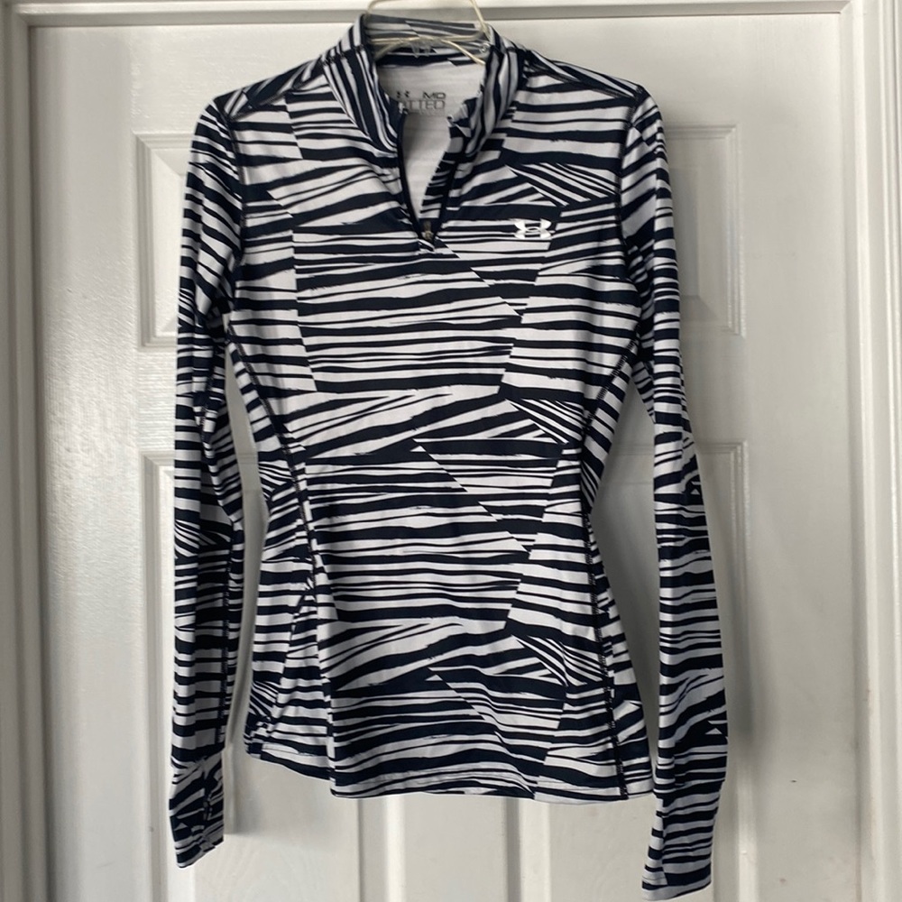 Womens fitted zebra print under armour